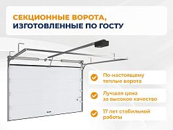 Секционные ворота 2500х2050 мм коричнево-красные DoorHan rsd02