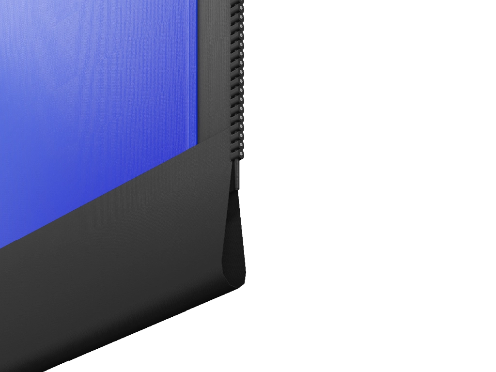 Профиль безопасности полотна можно эксплуатировать при температуре до -15 °C. Полотно из непрозрачного армированного ПВХ плотностью 900–1 200 г/м².