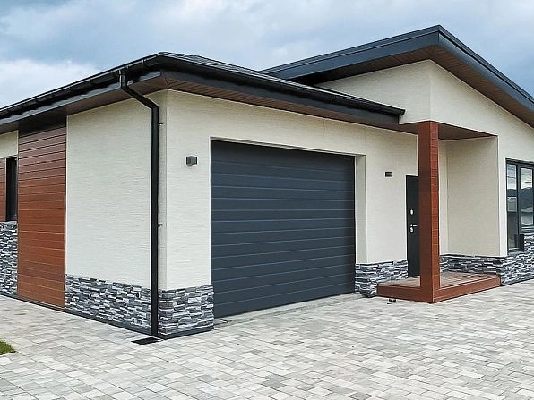 Cекционные ворота 3000х2850 мм антрацитовые DoorHan RSD02, shahty.doorhan.ru